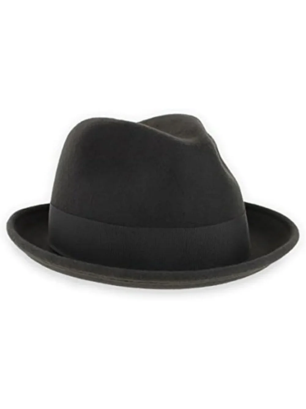 Vintage Wool Trilby Fedora Hat for Men & Women - Snap Brim, Classic Style